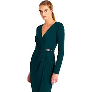 Lauren Women's Ralph Lauren Jersey Surplice Cocktail Dress